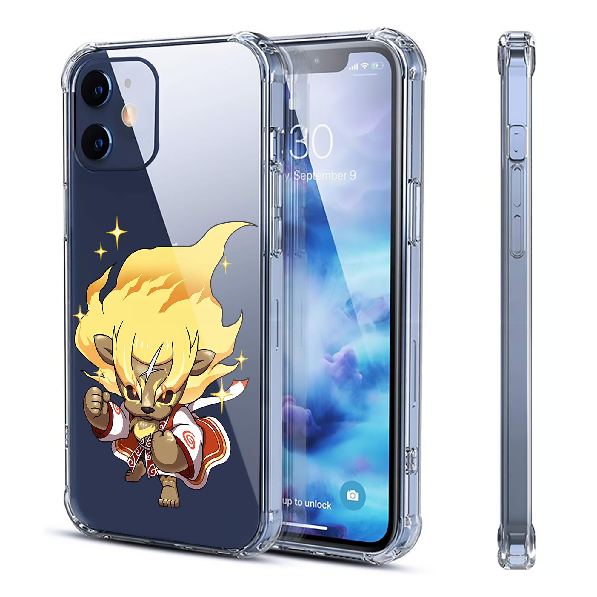 （画像用） 妖怪ウォッチ Yo-kai Watch 【iPhone 12シリーズ対応】透明スマホケース（クリアソフトケース）
